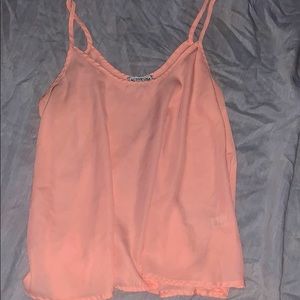 Cute peach colored flow top